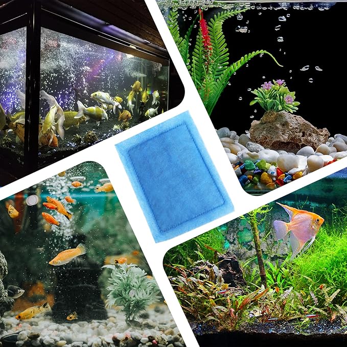 12 Pack Aquarium Filter Cartridges for Aqua-Tech 30-60/20-40 Gallon Fish Tank Power Filter Replacement, EZ-Change #3 Fish Filter Cartridge