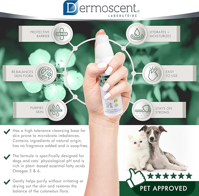 Dermoscent PYOclean® Spray for Dogs & Cats 50 ml (1.66 fl. oz.)