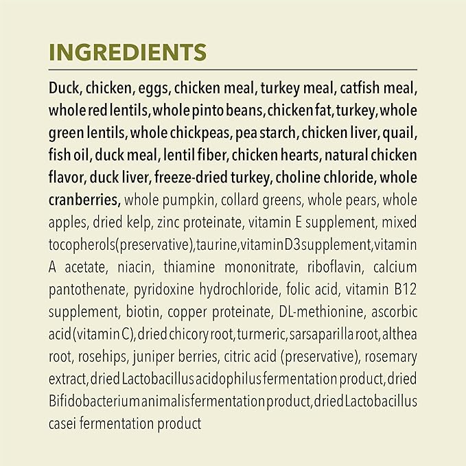 ACANA Grain-free Dry Cat Food Grasslands Chicken Duck Turkey Fish and Quail 10lb Bag