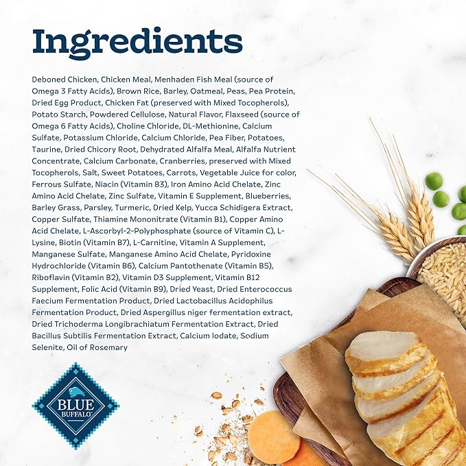 Blue Buffalo Blue Tastefuls Natural Adult Indoor Cat Chicken & Brown Rice Recipe Food for Cats 10 lb