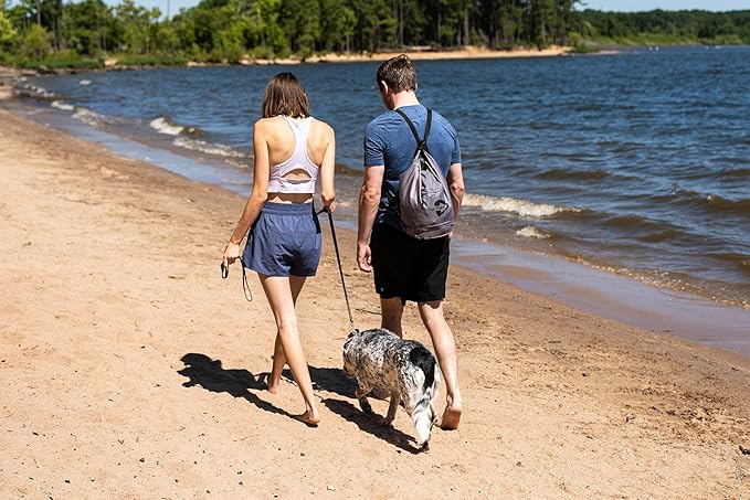 Dog Travel Bag – Large Capacity Pet Food Organizer with Backpack Leash, Water-Resistant & Food-Safe, Includes ID Tag – Travel Gear for Dogs, Hiking, Camping & Road Trips (Green)