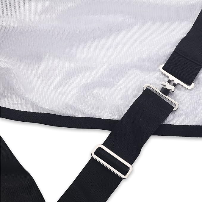 Comfy Mesh Horse Fly Sheet Equine Summer Sheets Stand Neck White 78