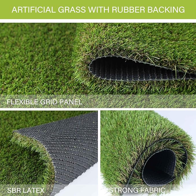 Dog Grass Pads 5 x 10 FT in Artificial Grass Pee Pads for Dogs Potty Fake Grass Rug Turf Mat for Dogs Training Indoor Outdoor Garden Lawn Artificial Grass Rug