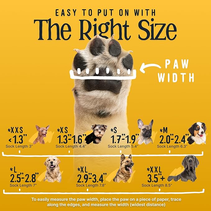 DOK TigerToes Premium Non-Slip Dog Socks for Hardwood Floors - Extra-Thick Grip That Works Even When Twisted - Prevents Licking, Slipping, and Great for Dog Paw Protection (XXS, Sassy Pink)