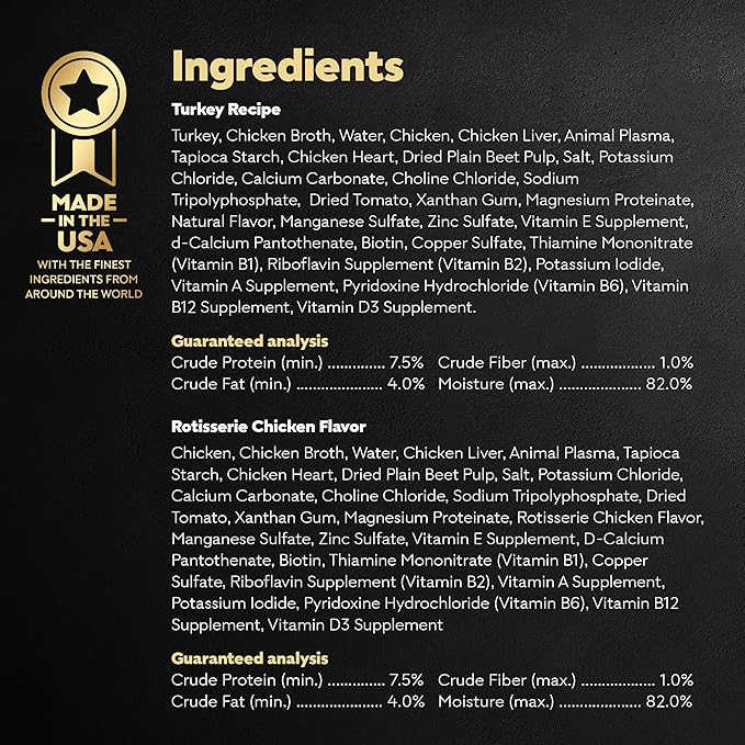 Cesar Filets in Gravy Adult Wet Dog Food, Poultry Lovers Multipack, 3.5 oz. (12 Count, Pack of 2)