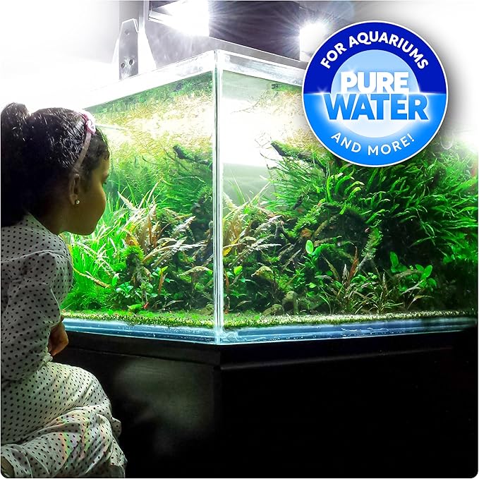 Aquatic Life RO Buddie 3-Stage Reverse Osmosis Aquarium Water Filter System RO Filtration Unit for Fish Tank, Fountains, and More, 100 GPD