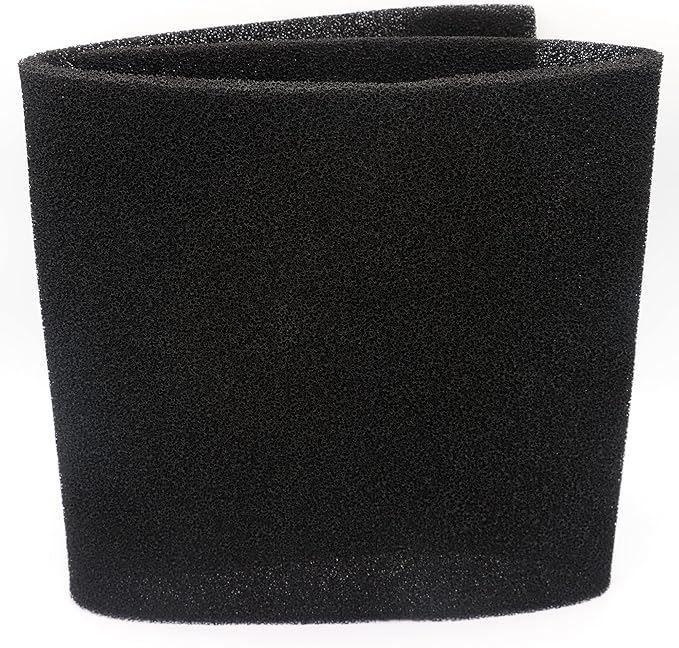 Cut to Fit Activated Carbon Filter Sponge – 2-Size Options (9.8"x9.8"x0.4" 3PC/36"x12"x0.4" 1PC) for Aquarium Fish Tank Canister Filters, Chemical & Mechanical Filtration (1)